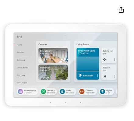 Descubre cómo el Amazon Echo Hub mejora la seguridad, la comodidad y la conveniencia en tu hogar al reunir todos tus dispositivos conectados en un solo lugar.