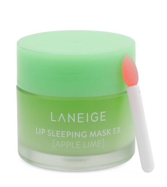Consiente tus labios con la mascarilla labial Laneige de lima y manzana. ¡Obtén labios suaves y rejuvenecidos mientras duermes con este producto coreano de alta calidad! Disponible por $16.99 en T.J. Maxx.
