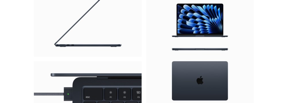 Sumérgete en la revolución tecnológica con la MacBook Air M3 de Apple. Su procesador M3 garantiza un rendimiento excepcional, superando a modelos anteriores y estableciendo nuevos estándares.