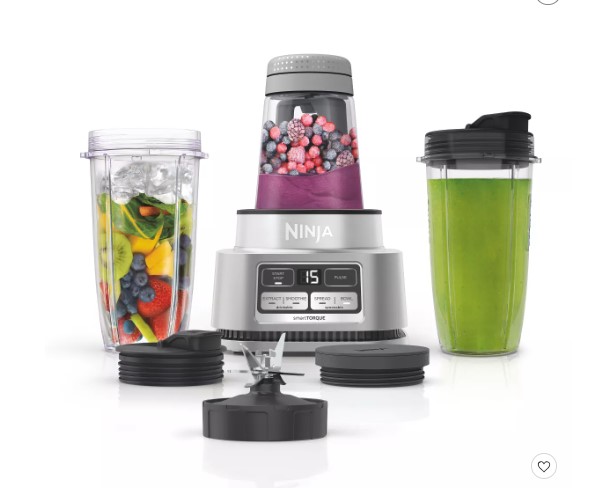 Transforma tus mañanas con el Ninja Foodi Smoothie Bowl Maker. Con 564 reseñas y una calificación de 4.6 estrellas, este potente extractor y licuadora de nutrientes te permite crear batidos y tazones saludables. Exclusivo en Target, ahorra $20.00 (17% de descuento) y disfruta de una rutina matutina revitalizante.
