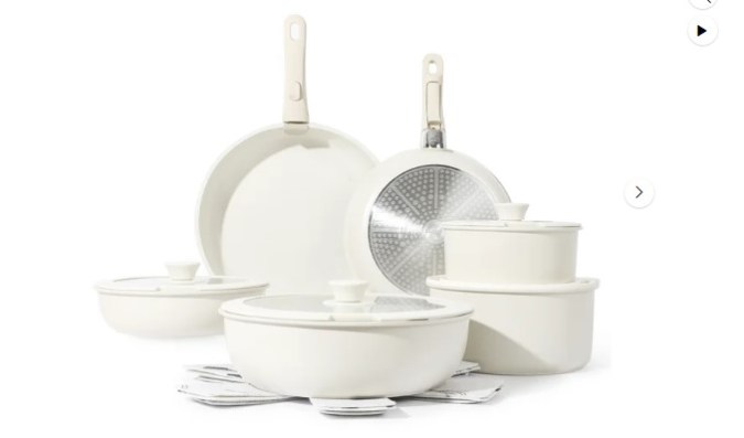 Transforma tu experiencia culinaria con los juegos de utensilios de cocina antiadherentes Carote. Este juego de ollas y sartenes de granito de 17 piezas con mango extraíble ofrece una solución completa para tus necesidades en la cocina. Con una construcción duradera y un diseño antiadherente, cocinar será más fácil que nunca.