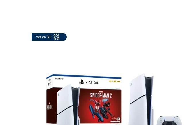 Sumérgete en el mundo del entretenimiento interactivo con la consola PlayStation 5 Disc Slim. Este paquete incluye el emocionante juego Marvel's Spider-Man 2, que te transporta a una aventura épica llena de acción y emociones. Experimenta gráficos de vanguardia y una jugabilidad inmersiva con esta con