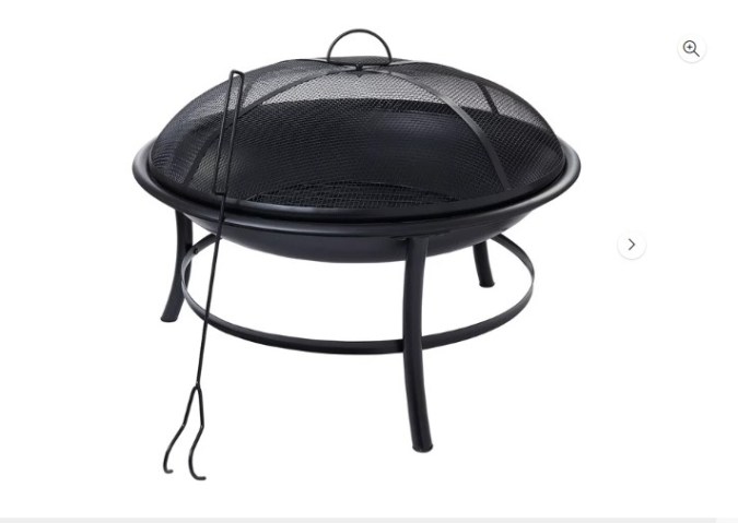 Crea un ambiente acogedor en tus noches al aire libre con el Brasero Redondo de Hierro de Mainstays en Walmart. Con un diseño elegante en color negro y un diámetro de 26.0 pulgadas, este brasero es la adición perfecta para tus espacios exteriores. Disfruta de la calidez y el estilo mientras compartes momentos inolvidables.