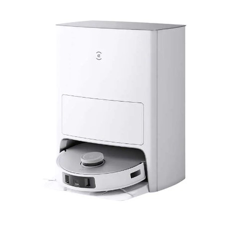 Simplifica la limpieza de tu casa con este robot aspiradora color blanco