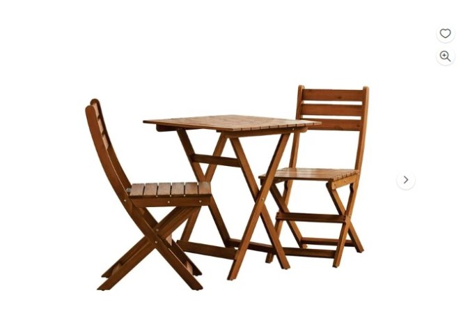 Transforma tu patio o jardín en un oasis de relajación con el juego de bistró de Mainstays. Su diseño compacto y su construcción duradera lo hacen ideal para espacios pequeños. Con un precio actual de $86.00, aprovecha el descuento de $62.00 sobre el precio original de $148.00. Disfruta del envío gratuito y las devoluciones gratuitas durante 90 días para una experiencia de compra sin preocupaciones.