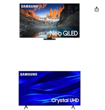 Transforma tu sala de estar en un centro de entretenimiento con el paquete de televisores de SAMSUNG, que combina la calidad de imagen excepcional de la Smart TV Class QLED 4K QN90D Series con la versatilidad y la elegancia de la Smart TV Crystal UHD 4K TU690T Series. Ya sea que estés viendo tus programas favoritos, jugando videojuegos o disfrutando de películas en familia, estos televisores ofrecen una experiencia visual inigualable.