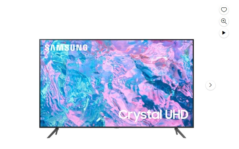 Disfruta de entretenimiento de alta calidad con el televisor inteligente Samsung Crystal UHD 4K. Con su impresionante pantalla de 65 pulgadas, este televisor ofrece una experiencia de visualización cinematográfica que te dejará sin aliento.