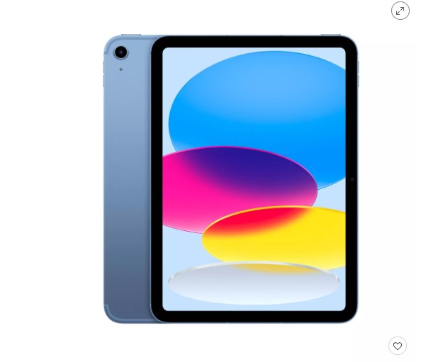 El iPad de Apple de 10.9 pulgadas es la combinación perfecta de rendimiento y portabilidad. Con su diseño elegante y funciones avanzadas, este dispositivo se adapta a todas tus necesidades. ¡No te pierdas la oportunidad de obtenerlo a un precio increíble en Target!