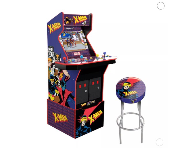 Disfruta de horas de diversión con el arcade Marvel X-Men en casa. Completo con taburete y elevador para una experiencia completa. Ahorra un 33% en Target.