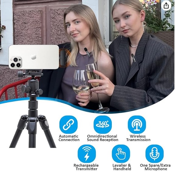 Descubra por qué el micrófono de solapa inalámbrico MAYBESTA es la elección preferida de los creadores de contenido: calidad, versatilidad y precio inigualable.