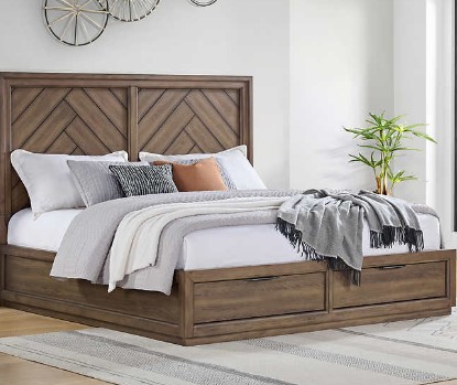 Crea un oasis de tranquilidad en tu dormitorio con la cama de almacenamiento Soho, ahora disponible en Costco a un precio reducido. C