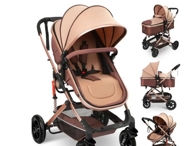 Convierte los paseos con tu bebé en momentos aún más especiales con este cochecito caqui de Vomeast. Su diseño versátil y funcional garantiza la comodidad tanto para ti como para tu pequeño, sin sacrificar el estilo ni la seguridad.