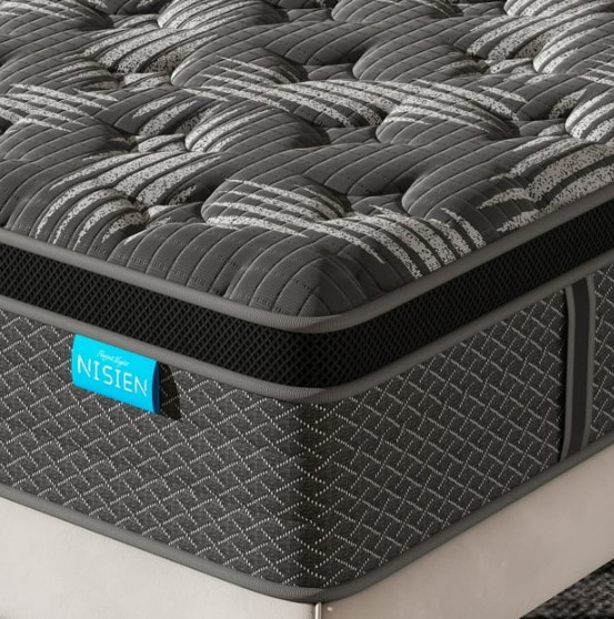 Descubre el confort supremo con este colchón negro de Nisien, que combina lo mejor de la espuma con memoria de gel para brindarte una experiencia de descanso inigualable. Su tamaño queen y diseño mediano lo convierten en la elección perfecta para cualquier habitación.