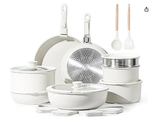 Ahora puedes adquirir este completo set por solo $109.98 en lugar de $169.99, ¡ahorrando un 35%! No dejes pasar esta oportunidad de equipar tu cocina con lo mejor.