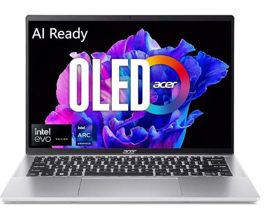 Disfruta de imágenes vibrantes y detalles nítidos con la pantalla OLED de alta resolución de la Acer Swift Go 14 Intel Evo. Equipada con tecnología Intel ARC y una tarjeta gráfica integrada, esta laptop ofrece un rendimiento excepcional para los gamers que buscan una experiencia visual inigualable. Además, su diseño delgado y ligero la hace perfecta para llevarla contigo dondequiera que vayas.