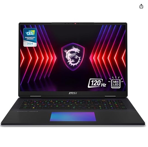 Sumérgete en el rendimiento extremo con el MSI Titan 18 HX, una bestia de juego equipada con una pantalla MiniLED UHD+ de 120Hz que ofrece imágenes nítidas y vibrantes. Con un procesador Intel Core i9-14900HX y la potente tarjeta gráfica NVIDIA Geforce RTX 4090, esta laptop está diseñada para satisfacer las demandas de los gamers más exigentes.