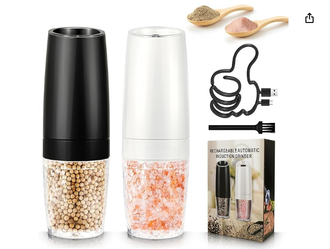 Los molinillos automáticos con luz LED no solo añaden un toque de elegancia a la cocina, sino que también ofrecen una funcionalidad excepcional. La fresa de cerámica garantiza un molido preciso y uniforme, mientras que su diseño recargable los convierte en una opción práctica y respetuosa con el medio ambiente.
