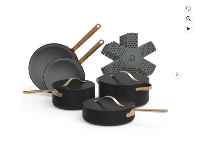 Set de ollas color negro