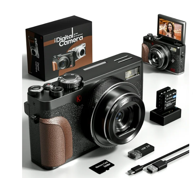 Con un diseño compacto y ligero, esta cámara es fácil de llevar contigo a donde vayas. Además, su capacidad para grabar videos en HD y su amplio rango de funciones la hacen ideal tanto para vlogging como para fotografía tradicional.