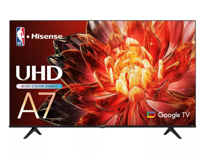 Con su pantalla de 43 pulgadas y tecnología Smart Google, el televisor Hisense 43" 4K UHD ofrece una experiencia de visualización impresionante para toda la familia. Aprovecha el descuento especial y lleva la calidad del cine a tu sala de estar.