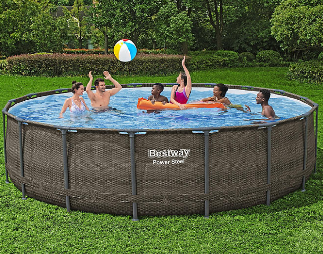 Refresca tus días de verano con la piscina Bestway Power Steel. Su diseño robusto y fácil de montar te permite disfrutar rápidamente de momentos refrescantes en tu hogar. Además, su tamaño generoso y calidad superior garantizan una experiencia acuática segura y divertida para todos.