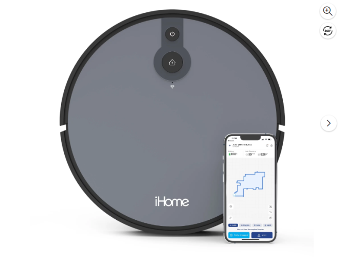 Convierte la limpieza en una tarea fácil con el robot aspirador iHome AutoVac Juno. Su capacidad de mapeo, succión potente y control remoto lo convierten en una inversión inteligente para mantener tu hogar impecable.