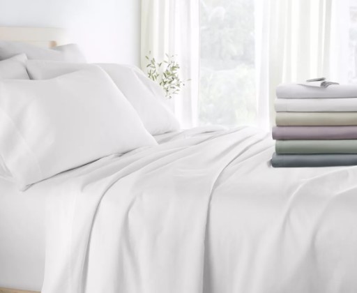 Disfruta de la suavidad del algodón con el juego de sábanas Becky Cameron. Hoy en Target, consigue este set de 4 piezas por $64.00 y ahorra $35.99. Oferta solo en línea.