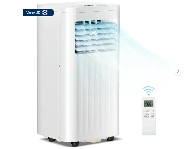 Aire acondicionado portátil Auseo, 5000 BTU, 3 en 1. Ahora $196.99, ahorras $133.00. ¡Mantén tu hogar fresco!