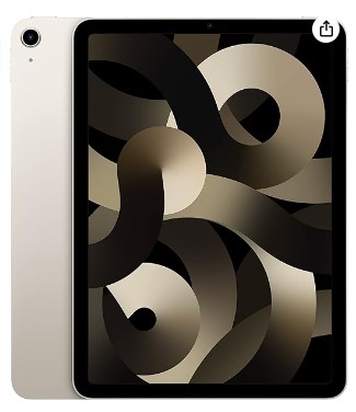 Ahorra un 33% en el Apple iPad Air (5ª gen) en Amazon. Potente chip M1, pantalla de 10,9 pulgadas y batería de larga duración. ¡Oferta por tiempo limitado!