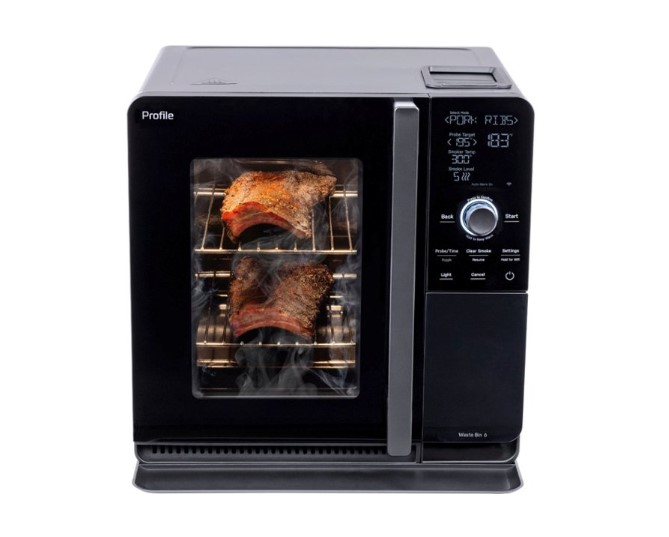 Descubre el GE Profile Ahumador interior inteligente por $799.00 en Best Buy, ahorrando $200. Cocina como un profesional con tecnología avanzada y diseño elegante.