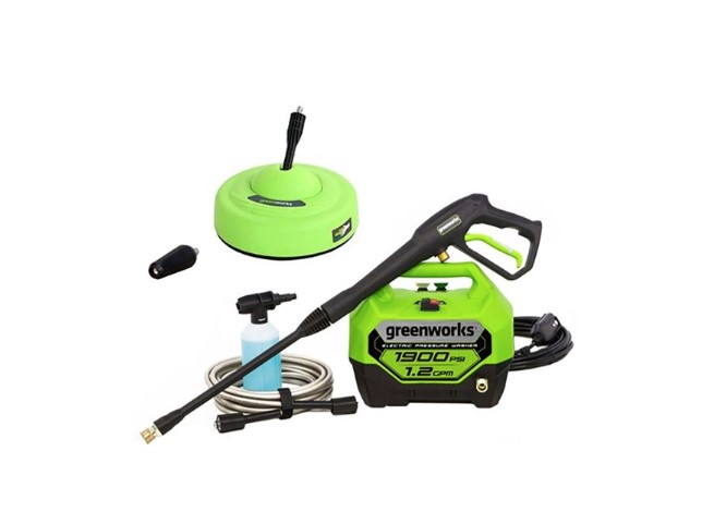 Ahorra $90 en la Greenworks lavadora a presión eléctrica, ahora $129.99. Perfecta para mantener tu hogar y vehículos impecables. ¡Oferta limitada!
