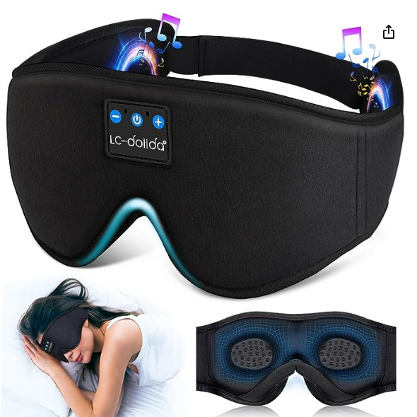 Con conectividad Bluetooth y una máscara para dormir integrada, los auriculares para dormir LC-dolida son perfectos para aquellos que buscan mejorar la calidad de su sueño mientras disfrutan de una experiencia auditiva inigualable. Aprovecha el descuento del 54% y consigue este accesorio indispensable para tu noche de descanso.