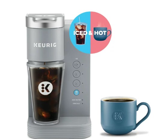 Cafetera Keurig K-Iced: Disfruta de café caliente o helado por $59. Ahorra $20 hoy en Walmart. Fácil de usar y compacta. ¡Compra ya!
