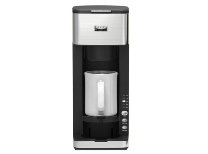 La máquina de café Bella de preparación doble está rebajada a $29.99 en Best Buy, antes $79.99. Perfecta para los amantes del buen café.