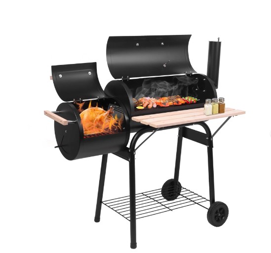 Zimtown BBQ Parrilla: Ideal para el patio, ahora $119.99 en Walmart. Ahorra $54 en esta parrilla de carbón con ahumador. ¡Devoluciones en 90 días!