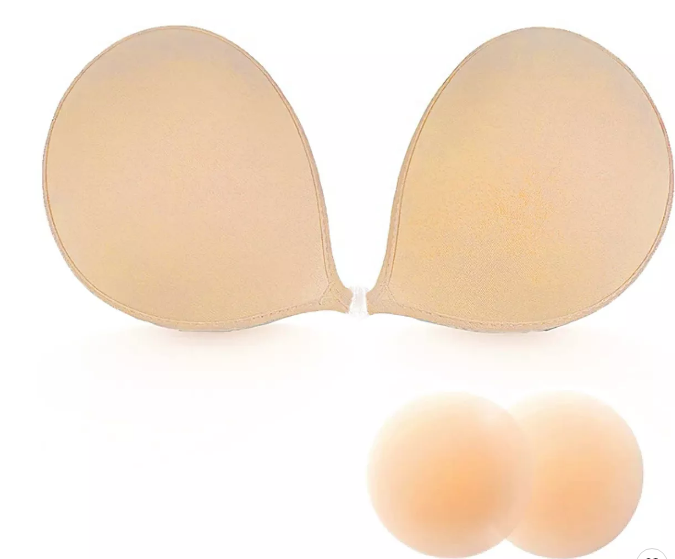 Con una fuerte adherencia y un ajuste seguro, este sujetador adhesivo proporciona la confianza necesaria para sentirte cómoda y segura todo el día, sin importar la actividad que realices.