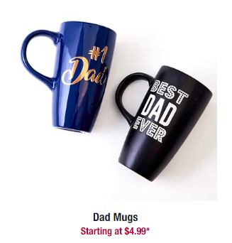 Tazas para el día del padre