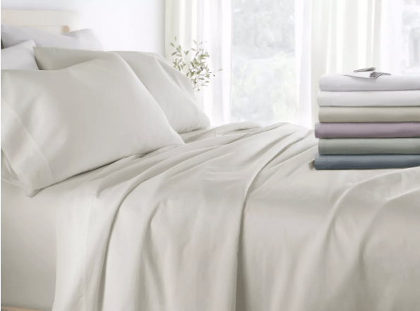 Aprovecha el descuento en el juego de sábanas Becky Cameron hoy. Con un 36% de descuento sobre su precio regular, este juego es una excelente opción para quienes valoran la calidad y el estilo en sus elementos de ropa de cama.