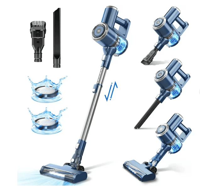 La aspiradora inalámbrica Prettycare W200 combina potencia y comodidad para brindarte una experiencia de limpieza sin esfuerzo. Con su diseño ergonómico y capacidad de limpieza multisuperficie, es la solución perfecta para mantener tu hogar impecable. Tú