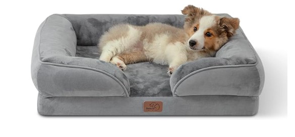Dueños de perros medianos, ¡atención! La cama ortopédica Bedsure es perfecta para tu mascota. ¡Cómoda, duradera y con descuento!