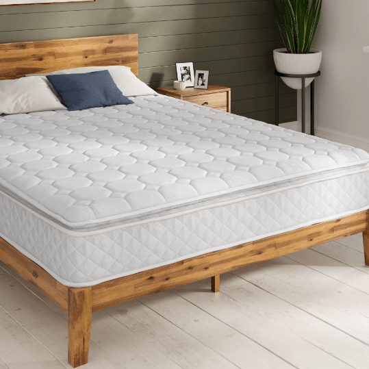 Renueva tu habitación con el colchón híbrido Zinus Dream Pillow Top de 10 pulgadas. AHORA $218.00 (antes $269.99). ¡Aprovecha esta oferta!