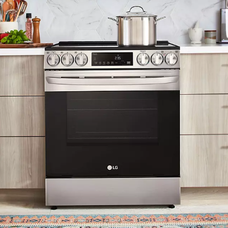 Eleva tu experiencia culinaria con la cocina eléctrica deslizable LG de 6,3 pies cúbicos. Cocina uniforme, control inteligente y gran ahorro en Sam's Club. ¡Aprovecha esta oferta antes del 10 de julio!