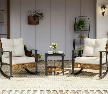 Mejora tu patio con el elegante juego de mimbre LAUSAINT HOME. Ahora a $269,99, ahorra $130. ¡Ofertas exclusivas en Walmart hoy, 01 de julio!