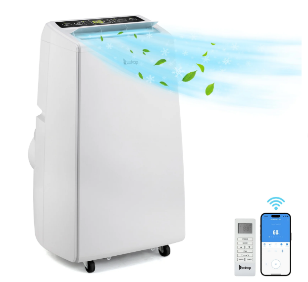 Climatiza tu hogar de forma inteligente. Aire acondicionado portátil Ktaxon Smart WiFi AHORA $279.99 (antes $434.99). ¡Aprovecha la oferta!