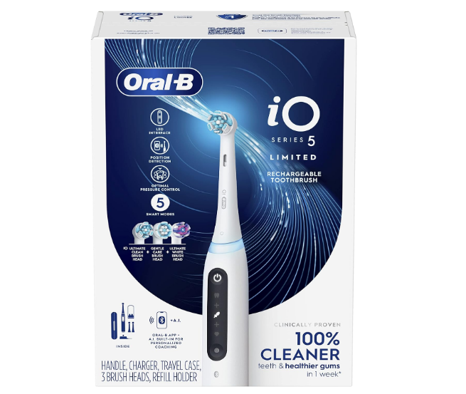 Oferta Prime Day: Cepillo de dientes eléctrico Oral-B por solo $110. No te pierdas esta oportunidad de ahorrar en uno de los mejores cepillos de dientes del mercado.