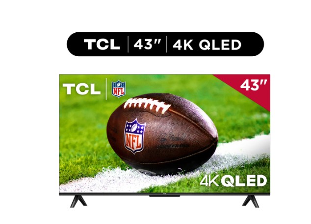 Aprovecha la oferta en el televisor TCL 43" QLED 4K en Walmart. De $499,99 a solo $198,00, no te pierdas este descuento y mejora tu entretenimiento.