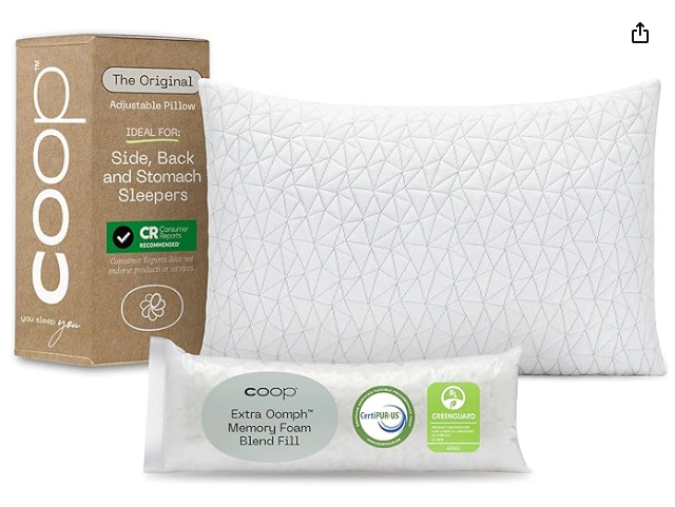 ¡Oferta por tiempo limitado! Las almohadas Coop con un 20% de descuento vuelan. ¡No esperes más y renueva tu habitación!