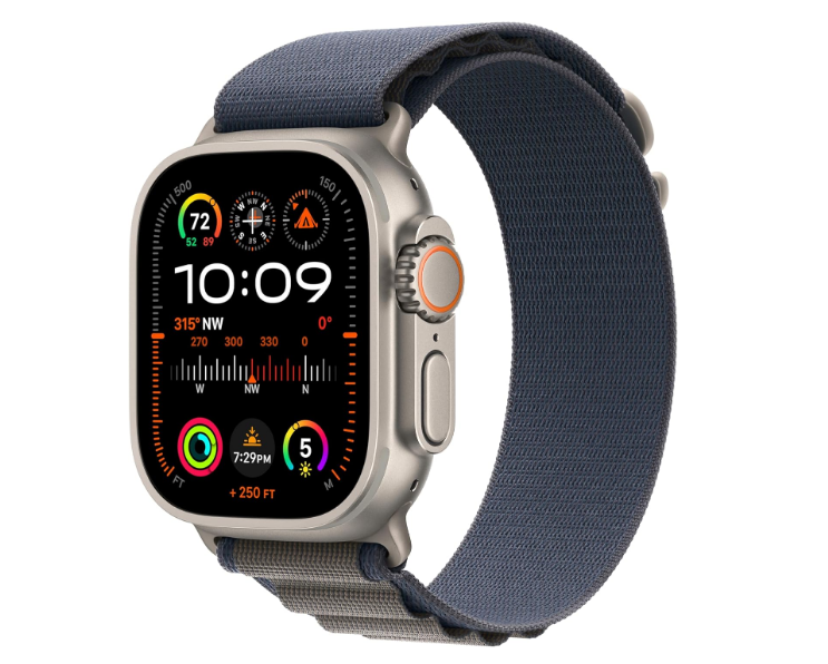 Compra el Apple Watch Ultra 2 en oferta. Reloj inteligente robusto y sostenible con caja de titanio y correa Alpine Loop.