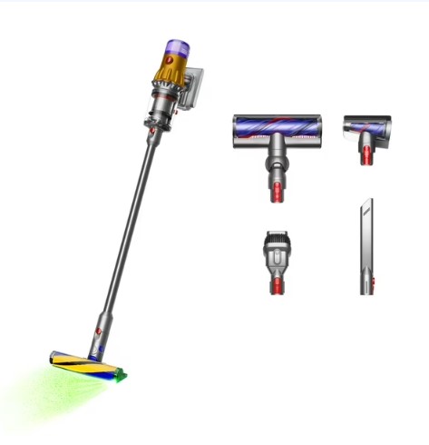 Dyson V12 Detecta en oferta: Aspiradora inalámbrica delgada por $449.99. Ahorra $200 en este potente modelo con 4.6 estrellas y 1070 calificaciones.