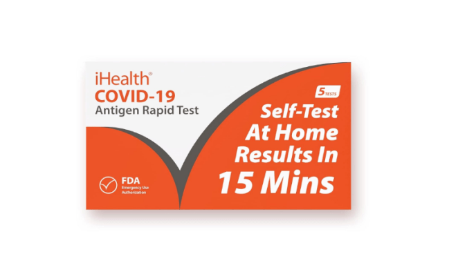 Prueba rápida COVID-19 de iHealth en oferta: 5 pruebas fáciles de usar, aprobadas por la FDA, ahora a un precio especial.